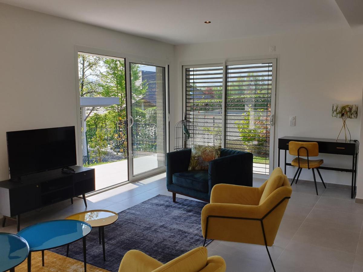 L'Appartement Jardin Avec Vue Montagnes Sevrier Exterior photo
