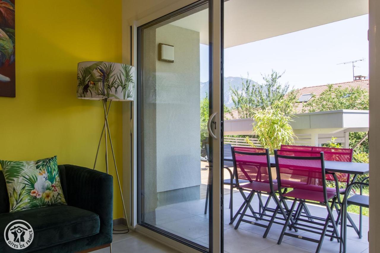 L'Appartement Jardin Avec Vue Montagnes Sevrier Exterior photo