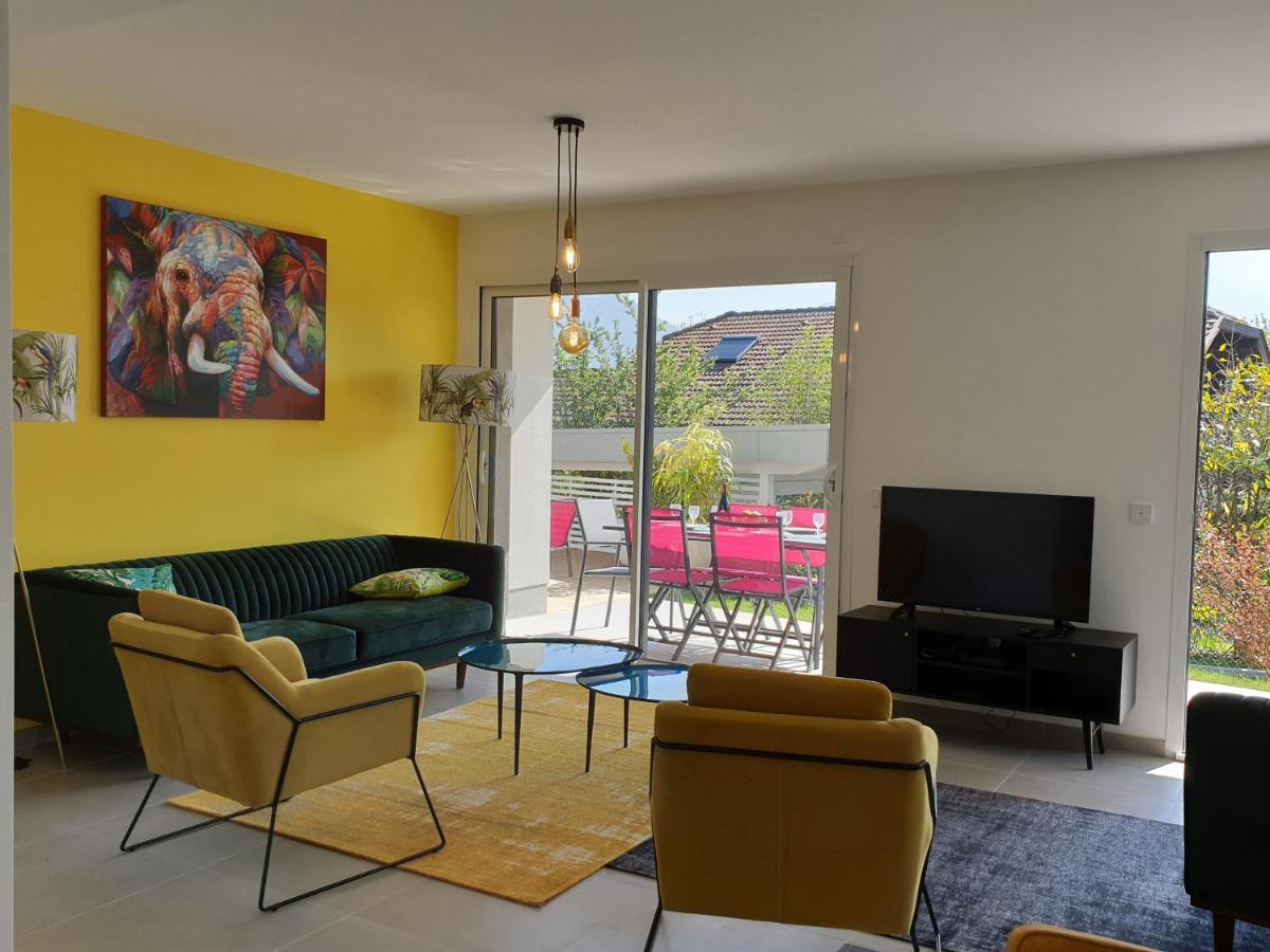 L'Appartement Jardin Avec Vue Montagnes Sevrier Exterior photo