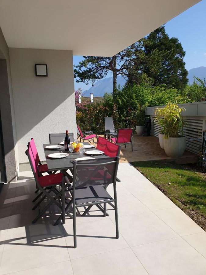 L'Appartement Jardin Avec Vue Montagnes Sevrier Exterior photo