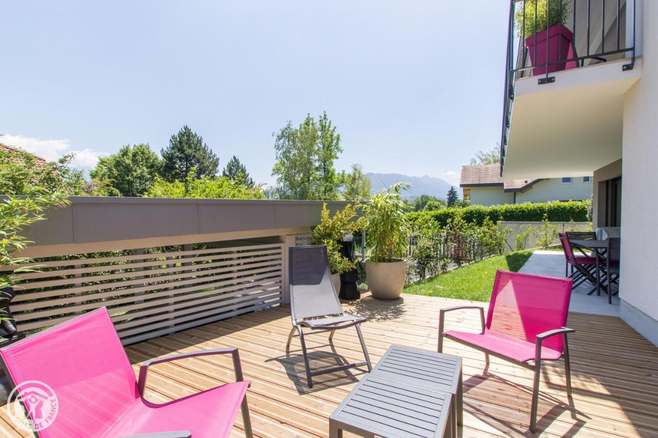 L'Appartement Jardin Avec Vue Montagnes Sevrier Exterior photo