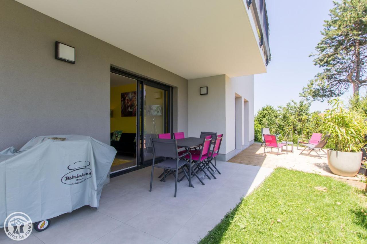 L'Appartement Jardin Avec Vue Montagnes Sevrier Exterior photo
