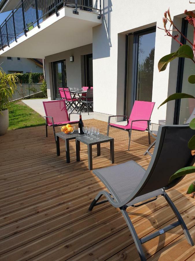 L'Appartement Jardin Avec Vue Montagnes Sevrier Exterior photo